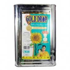 GOLD DROP OIL TIN